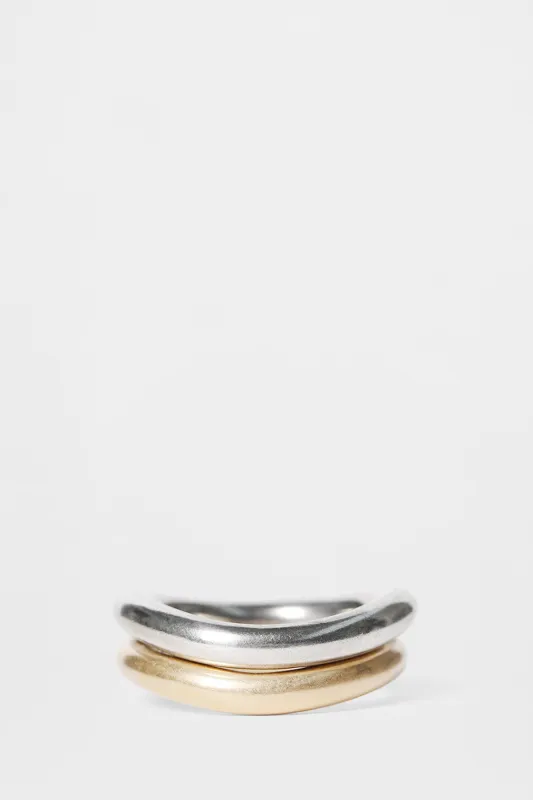 Ana BiColor Ring Set sold by Ann Demeulemeester