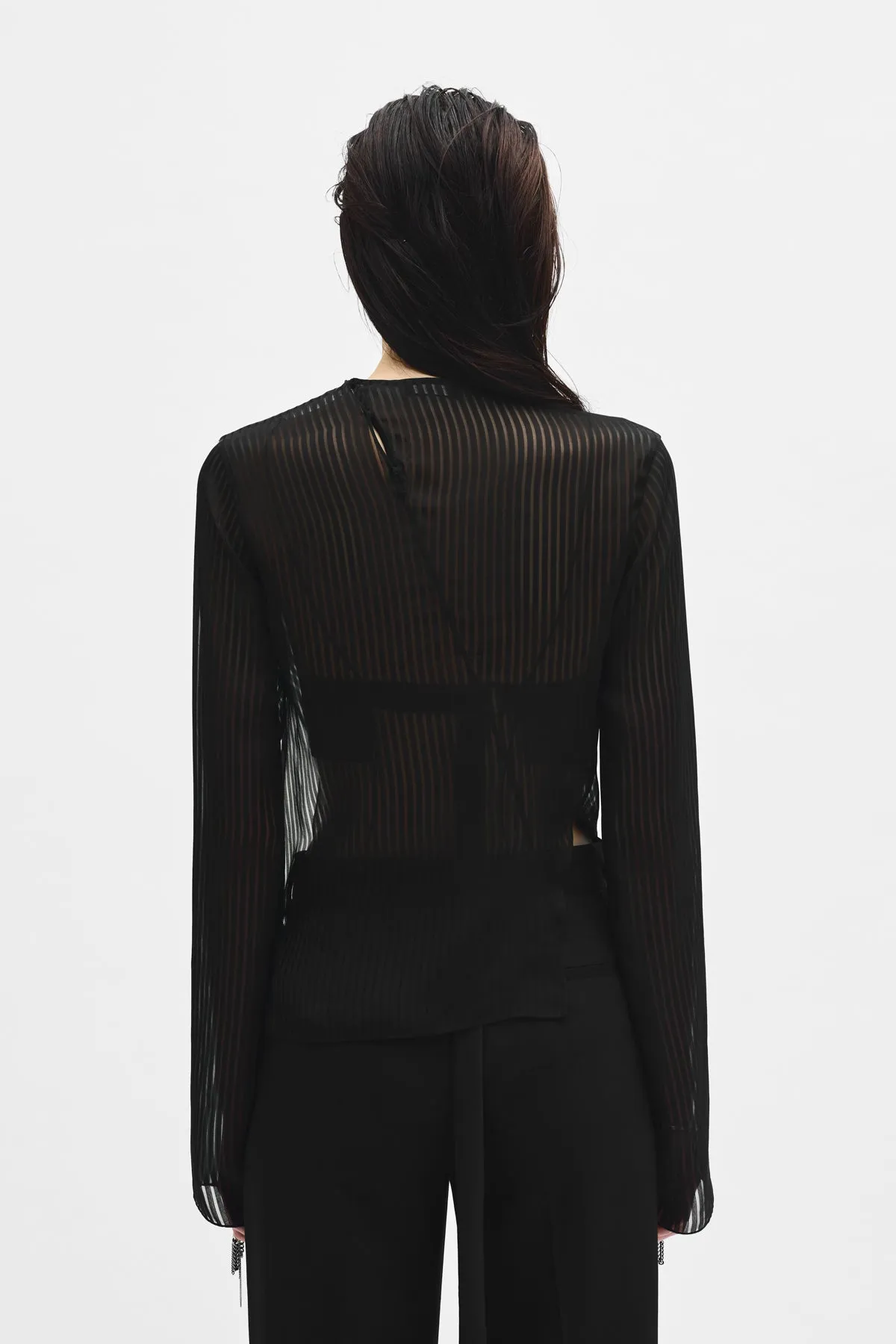 Benonia Long Sleeve Top sold by Ann Demeulemeester product image thumbnail 3