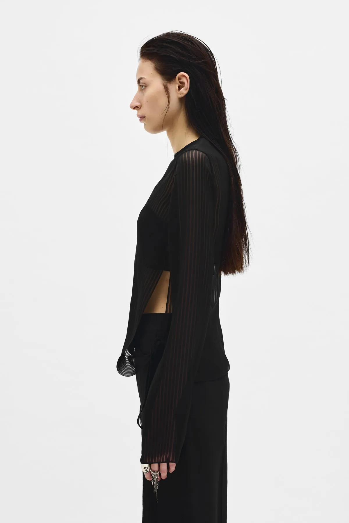 Benonia Long Sleeve Top sold by Ann Demeulemeester product image thumbnail 2
