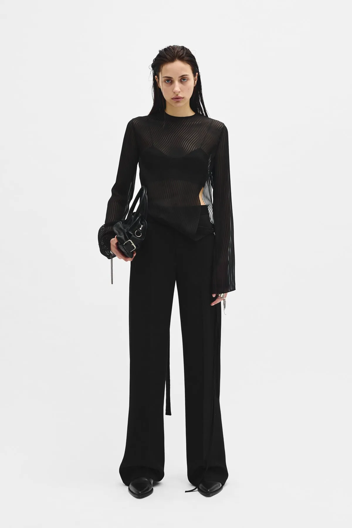 Benonia Long Sleeve Top sold by Ann Demeulemeester product image thumbnail 4