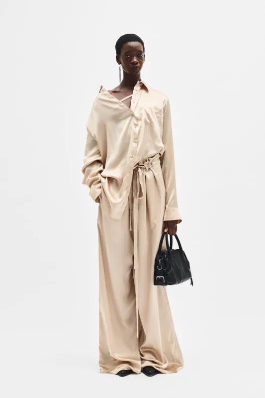 Daria Drop Shoulder Shirt made by Ann Demeulemeester