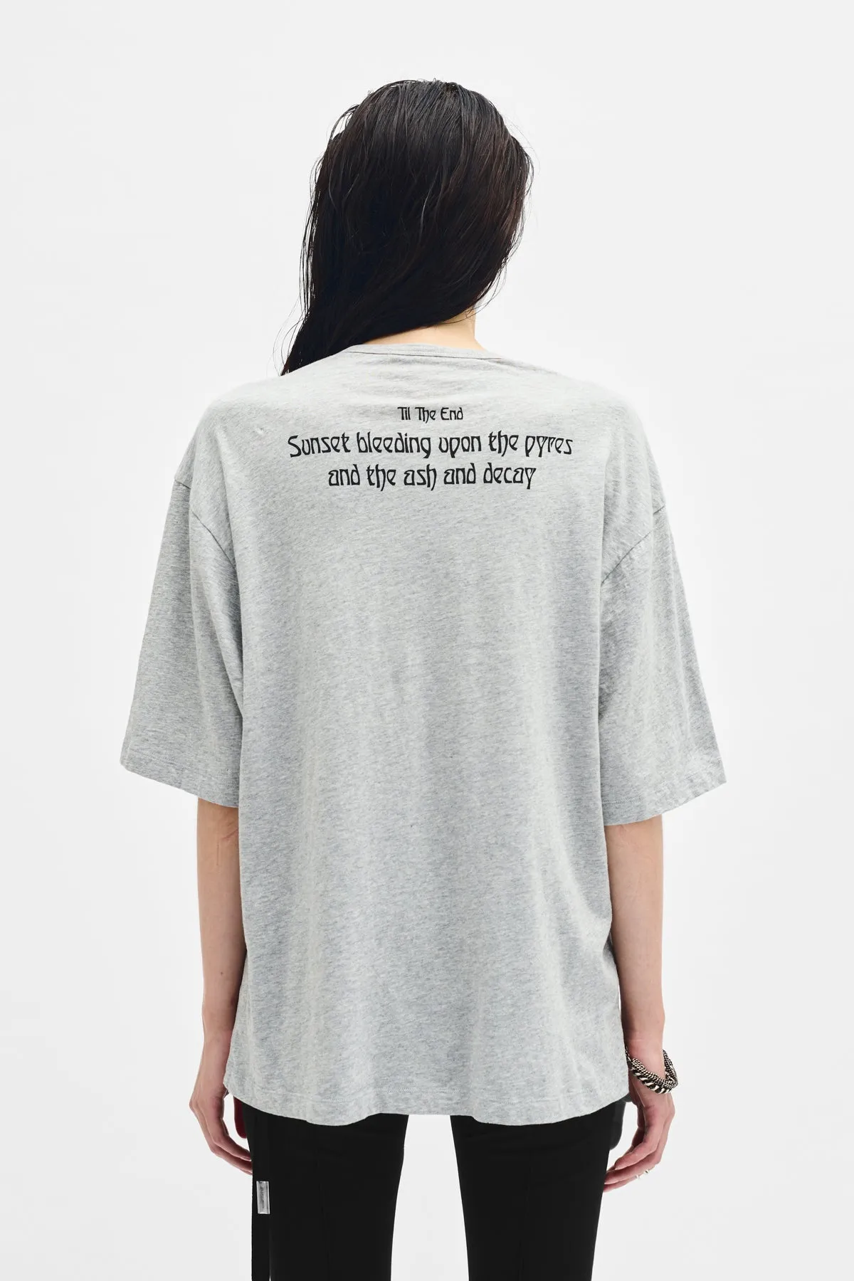 Aga ''Sunset Bleeding'' High-Comfort T-Shirt sold by Ann Demeulemeester product image thumbnail 3