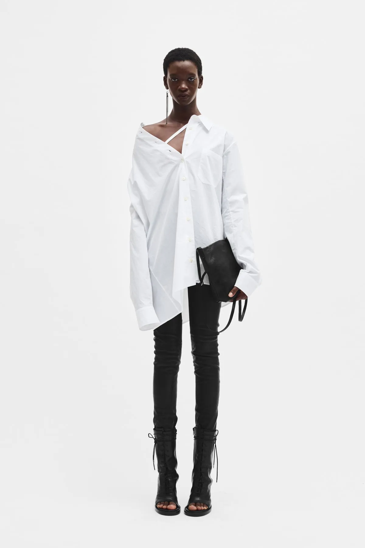 Daria Drop Shoulder Shirt sold by Ann Demeulemeester product image thumbnail 4
