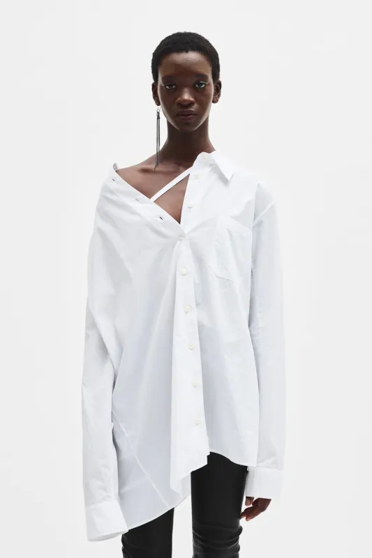 Daria Drop Shoulder Shirt made by Ann Demeulemeester
