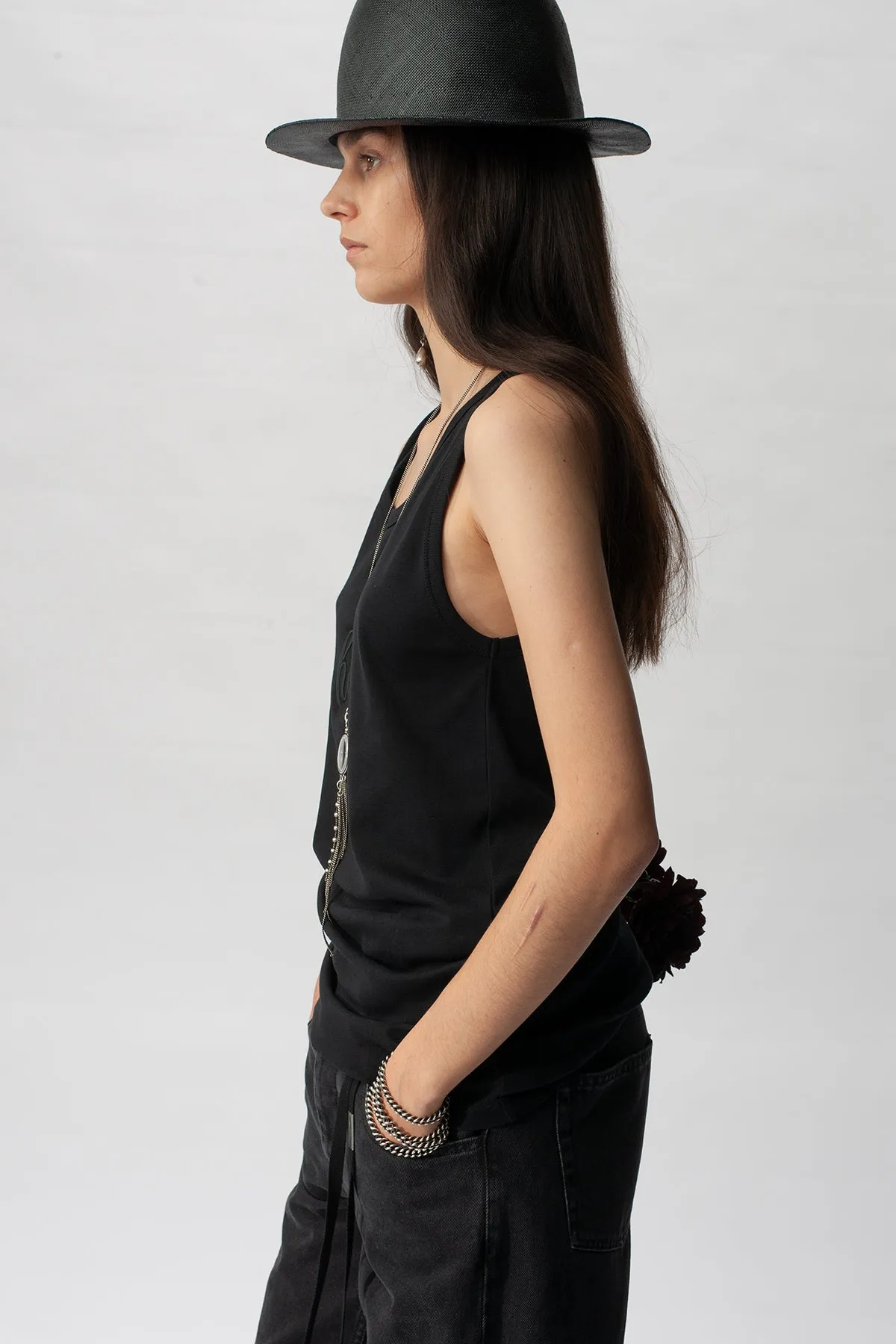 Seva Tank Top sold by Ann Demeulemeester product image thumbnail 3