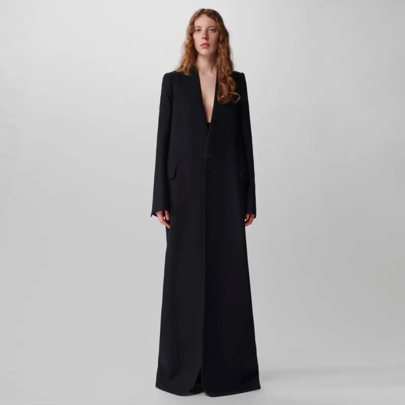 Aisha Long Standard Coat Brushed Wool sold by Ann Demeulemeester