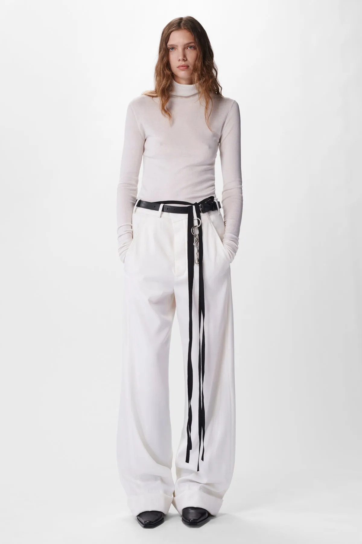 Xaveria Knitted High Neck Top sold by Ann Demeulemeester product image thumbnail 4