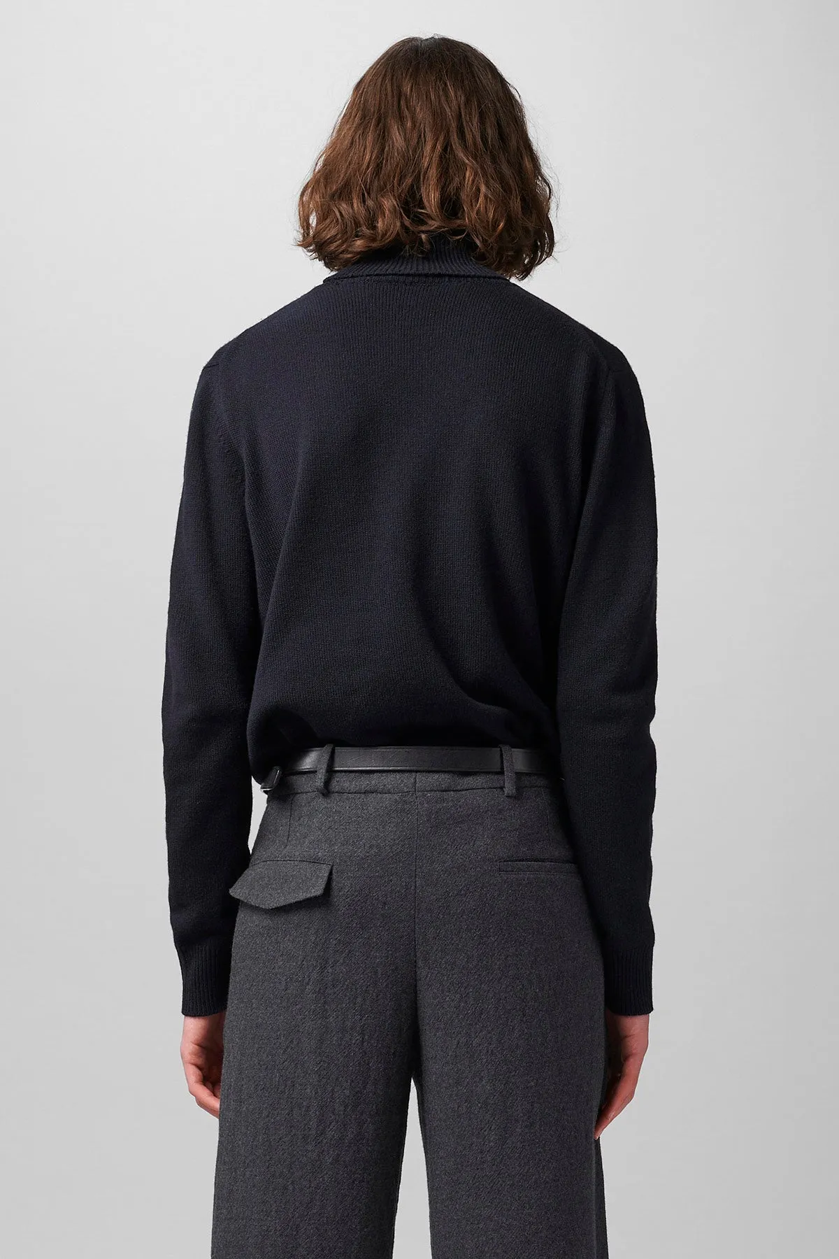 Kurt Knitted Dolcevita Neck Sweater sold by Ann Demeulemeester product image thumbnail 3