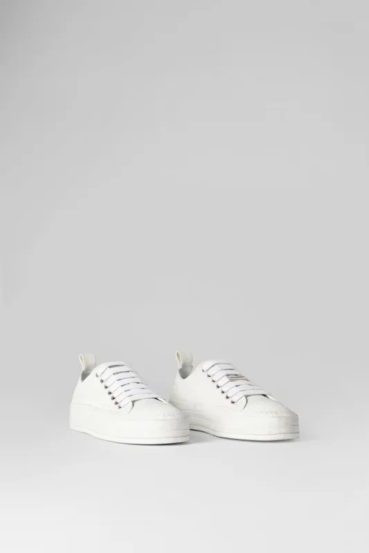 Gert Low Top Sneakers Crosta Painted White sold by Ann Demeulemeester