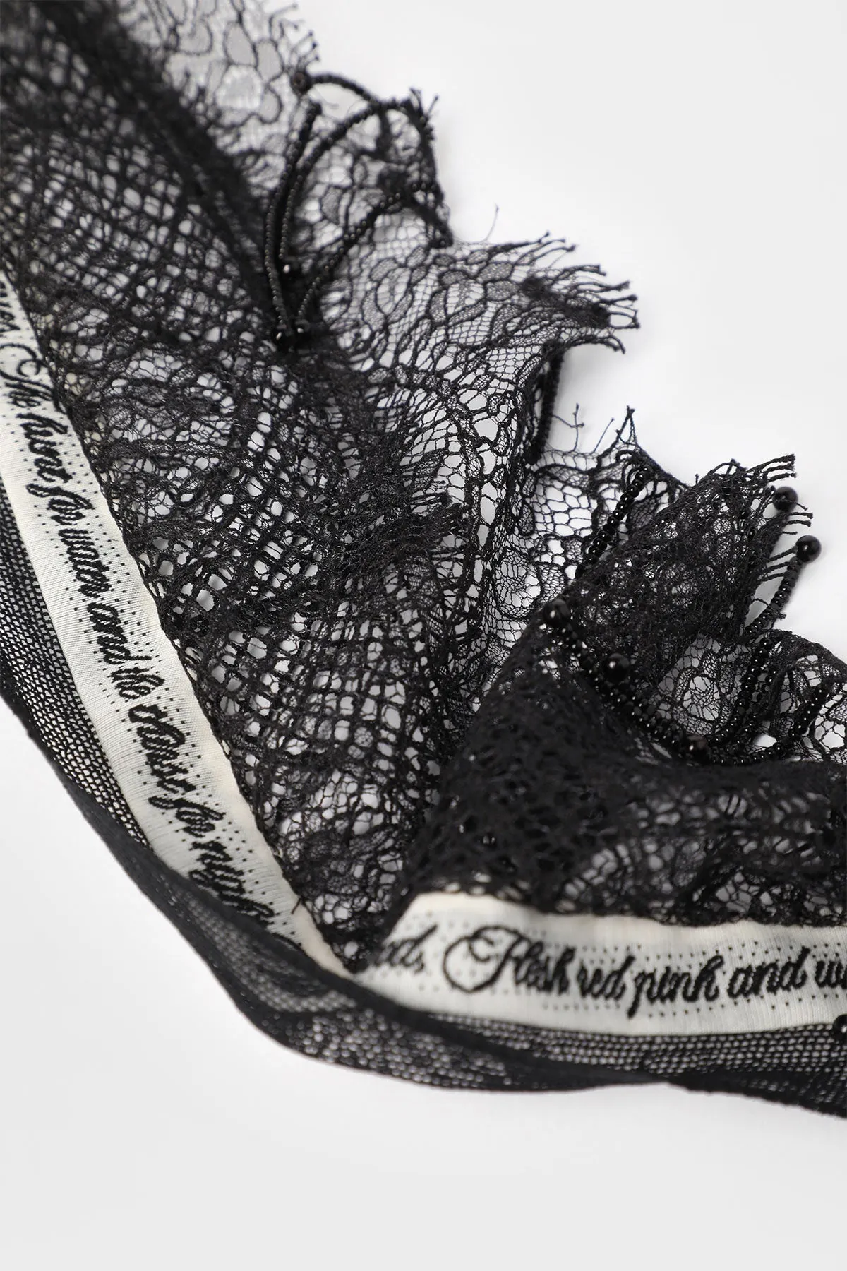 Klas Embroidered Lace Cap sold by Ann Demeulemeester product image thumbnail 2