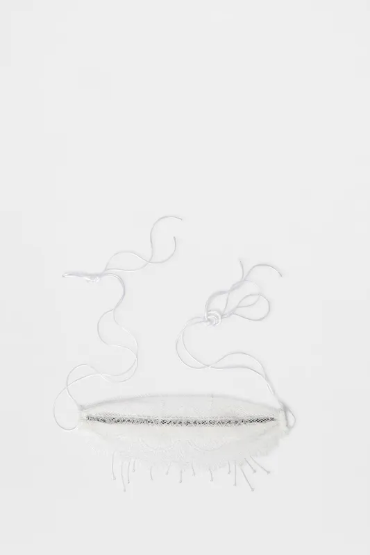 Klas Embroidered Lace Cap made by Ann Demeulemeester