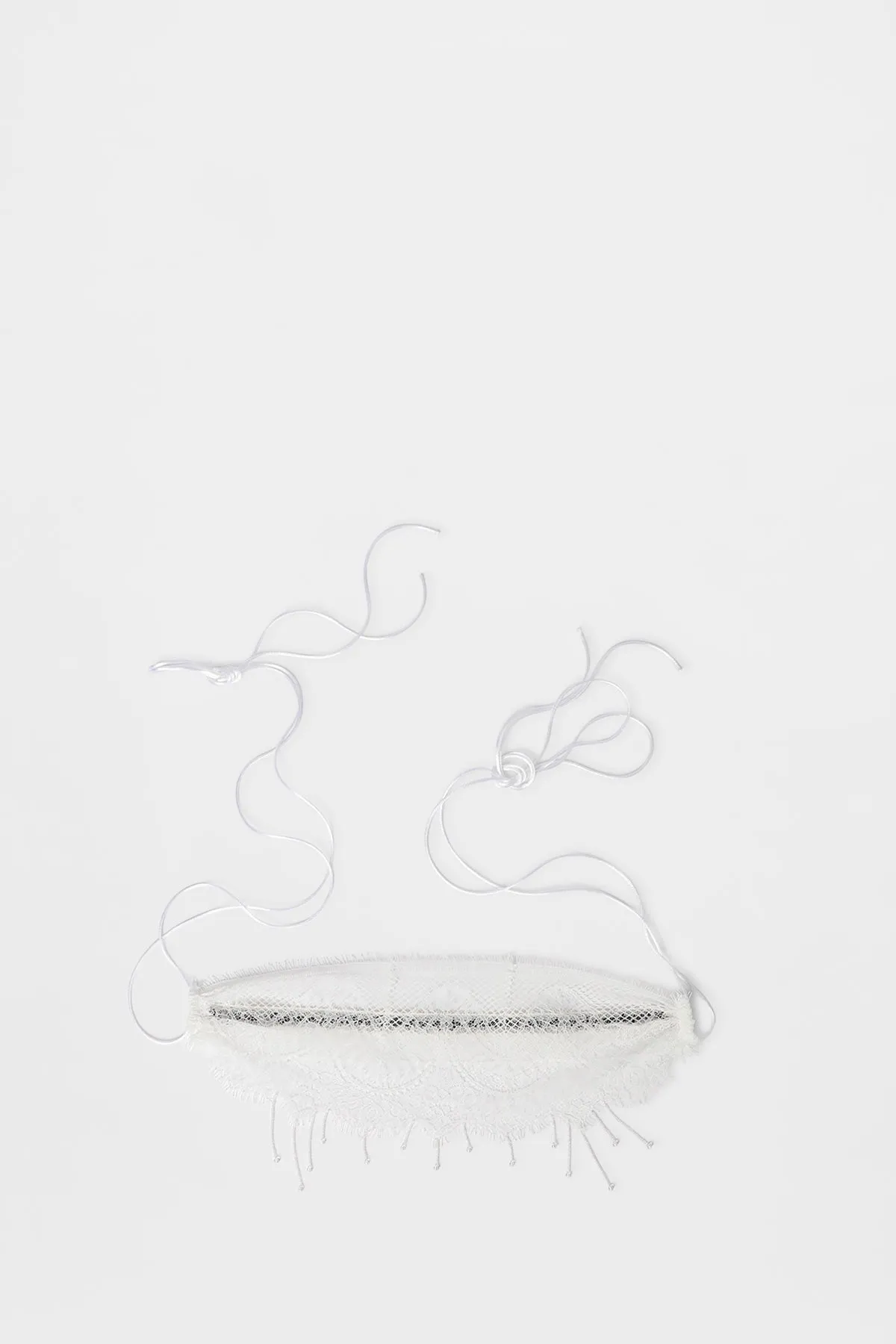 Klas Embroidered Lace Cap sold by Ann Demeulemeester