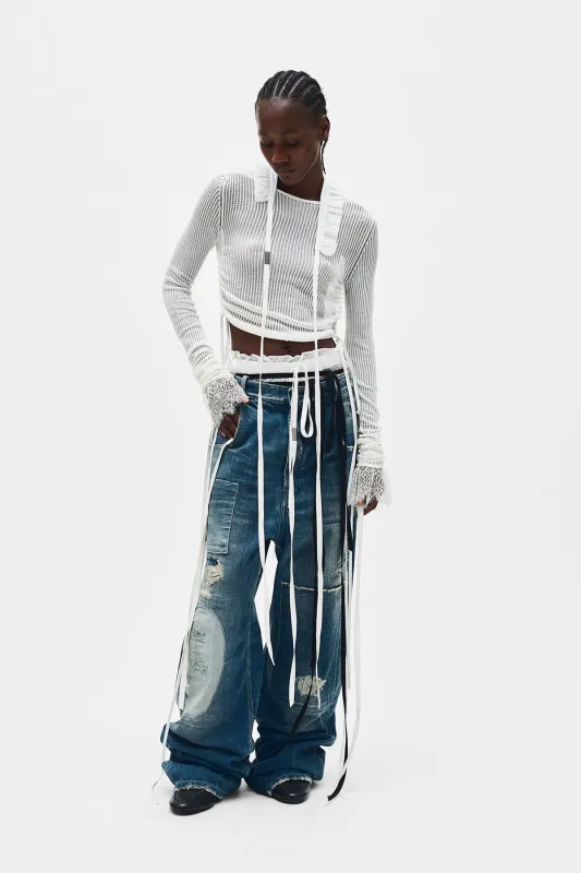 Beta Cropped Sweater made by Ann Demeulemeester