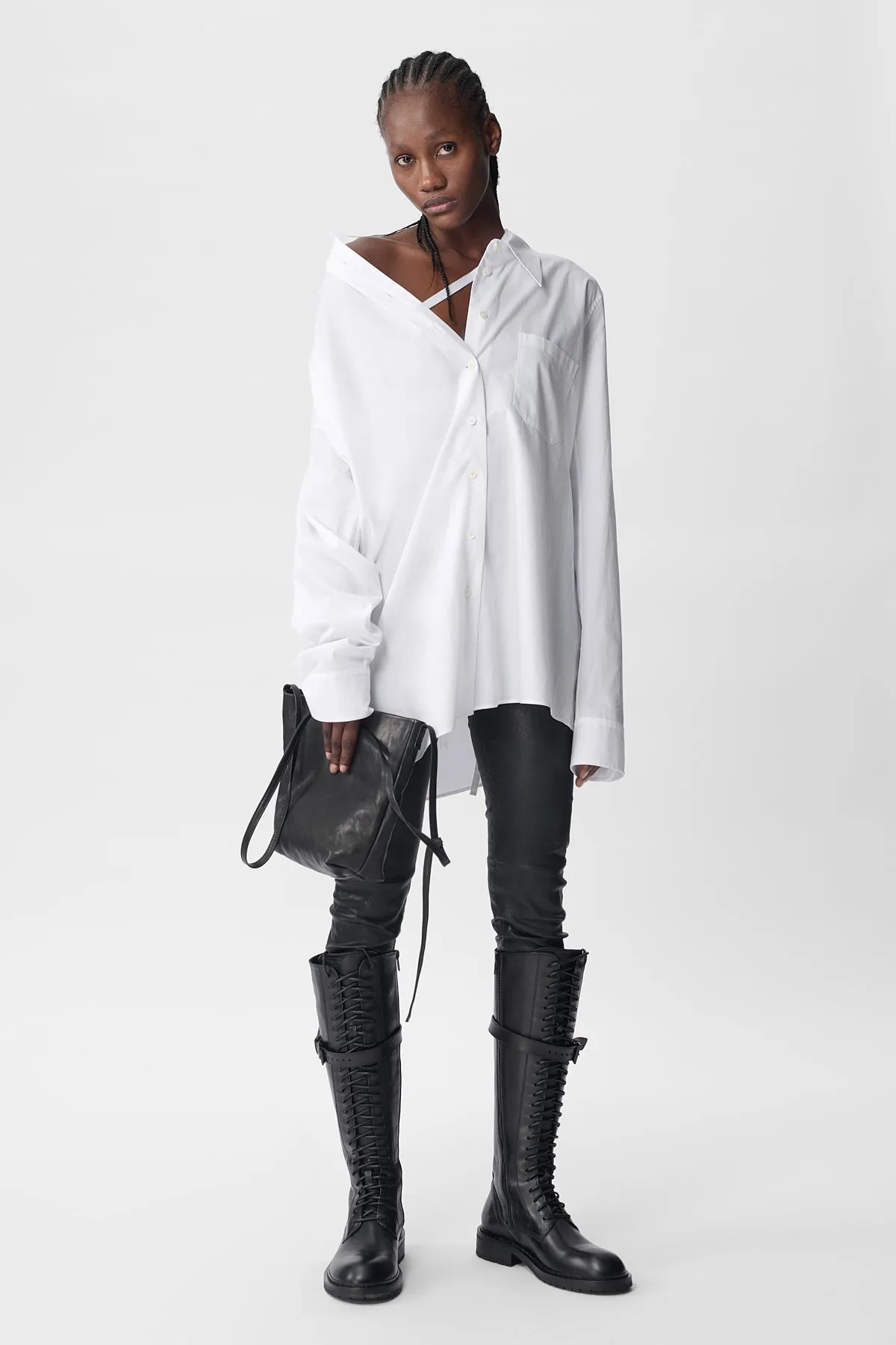 Daria Drop Shoulder Shirt sold by Ann Demeulemeester product image thumbnail 4