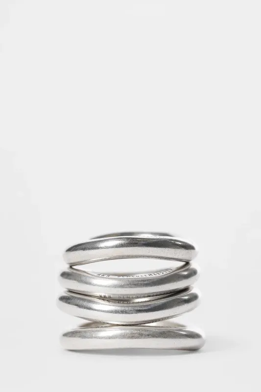 Herta 4 Piece Ring Set sold by Ann Demeulemeester
