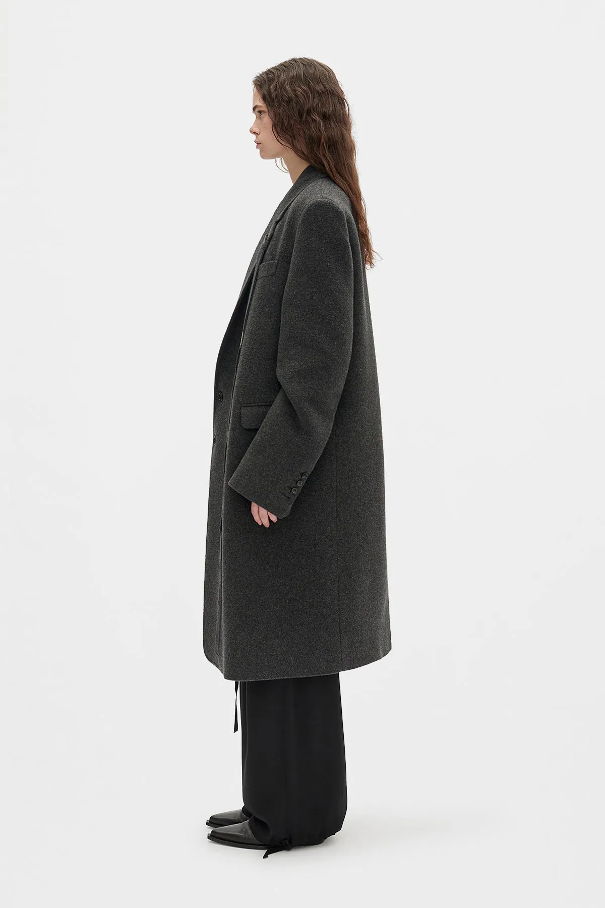 Viv High Comfort Tailored Coat sold by Ann Demeulemeester product image thumbnail 3