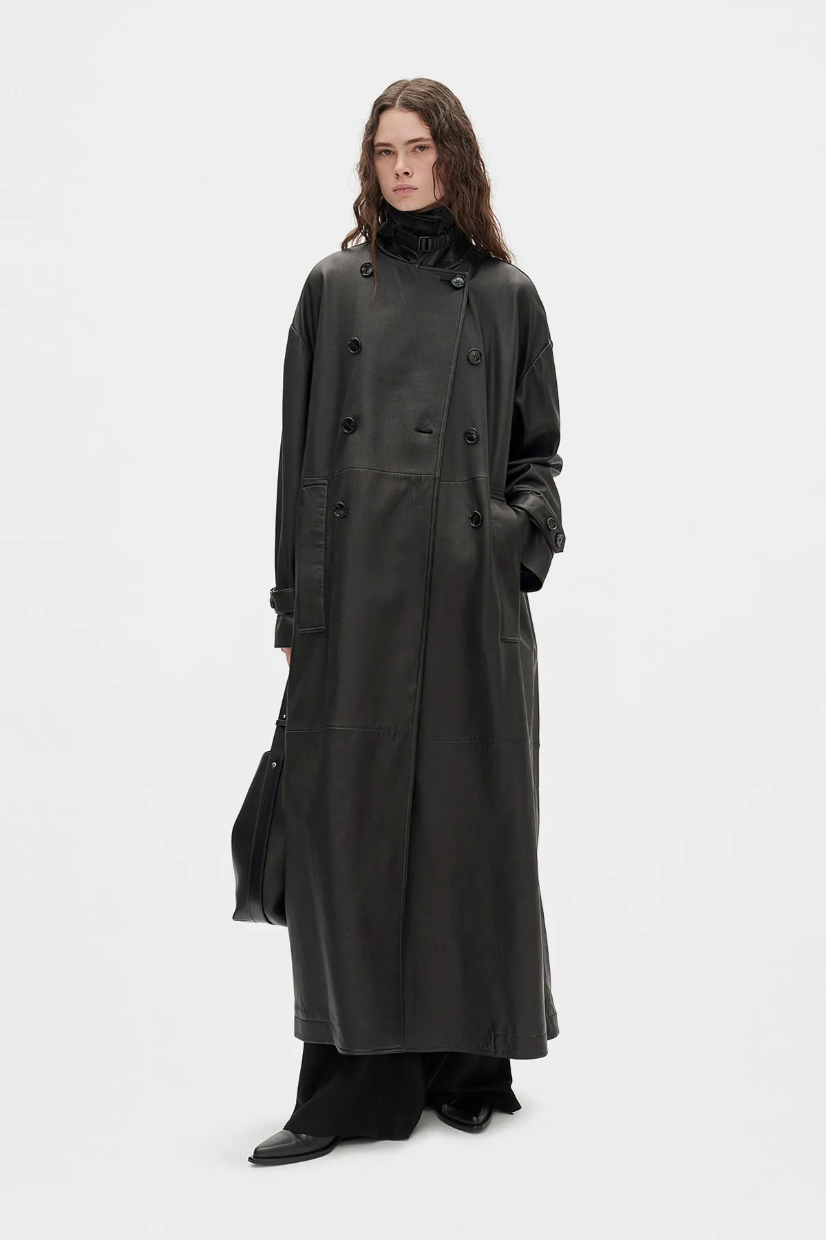 Ansa Double-Breasted Trench Coat sold by Ann Demeulemeester product image thumbnail 5