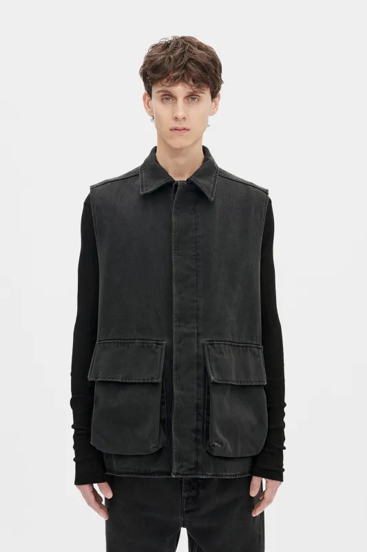 Vilken Sleeveless Overshirt made by Ann Demeulemeester