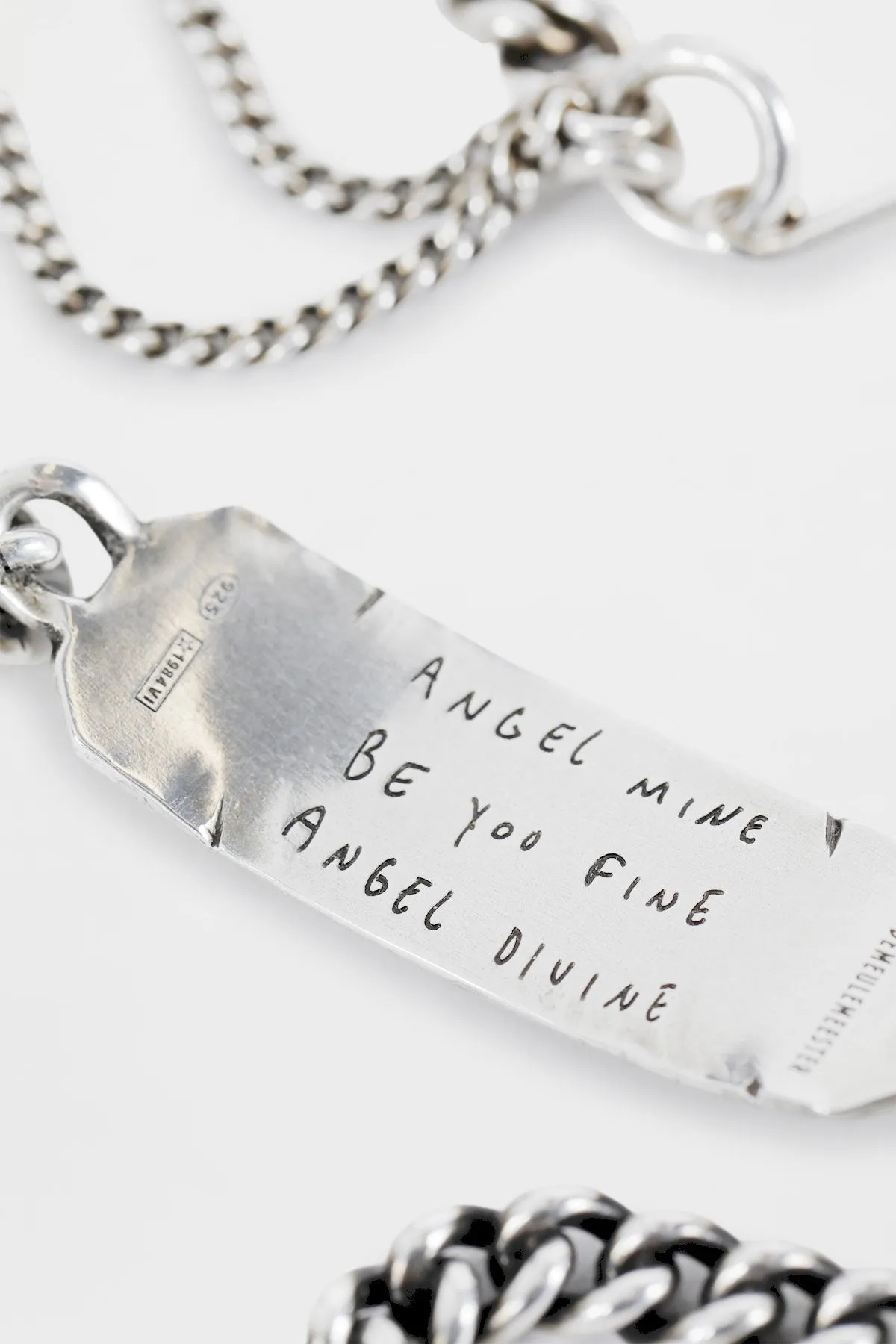 Carlotta Quote Chain Earrings sold by Ann Demeulemeester product image thumbnail 3