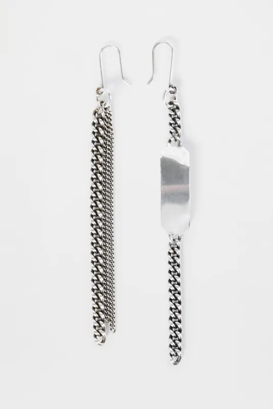 Carlotta Quote Chain Earrings sold by Ann Demeulemeester