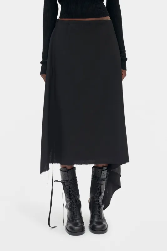 Ylva Midi Wrap Skirt sold by Ann Demeulemeester