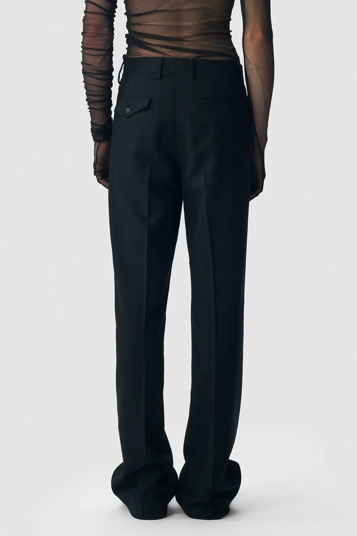 Gaspar Flared Leg Comfort Trousers sold by Ann Demeulemeester product image thumbnail 3