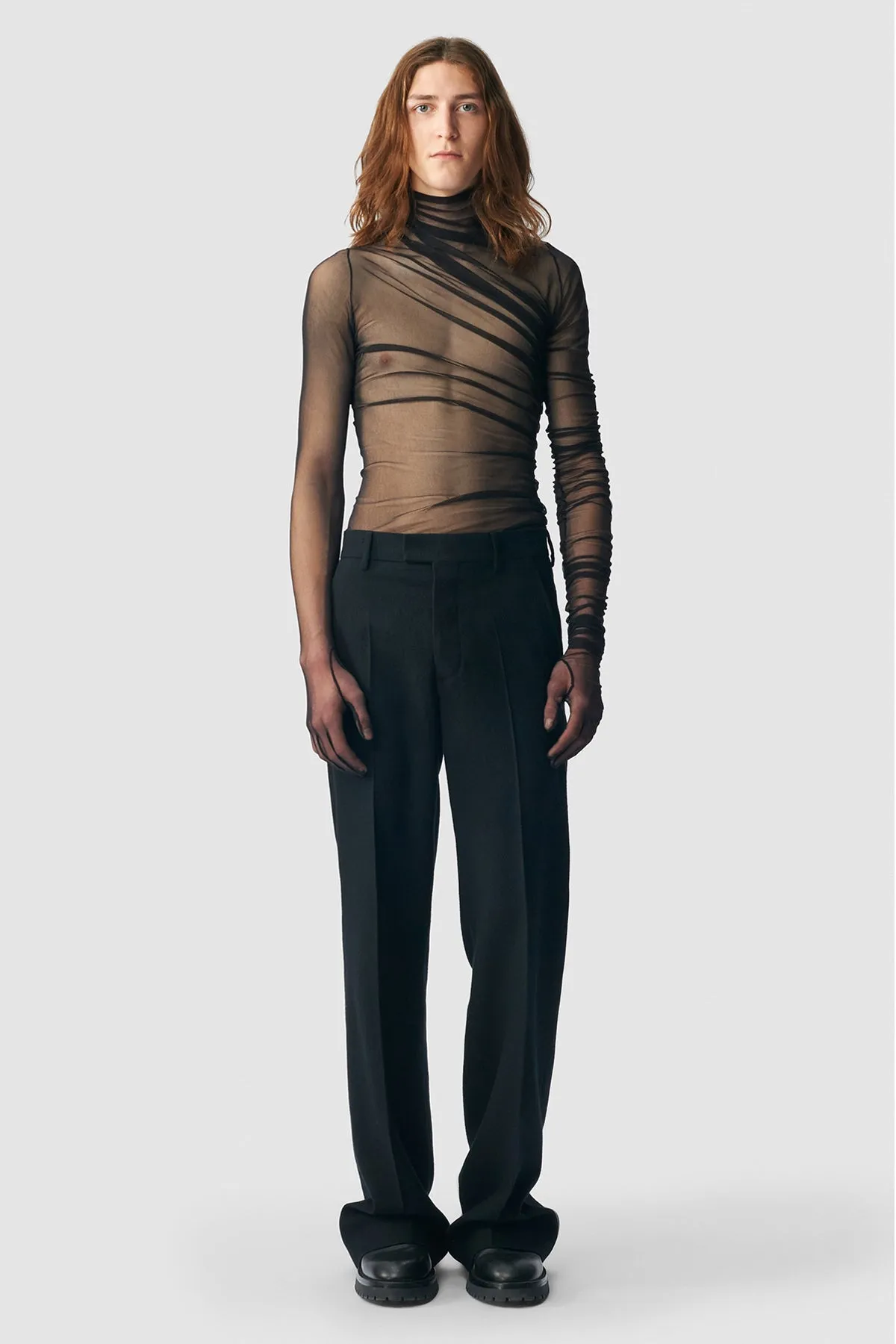 Gaspar Flared Leg Comfort Trousers sold by Ann Demeulemeester product image thumbnail 4