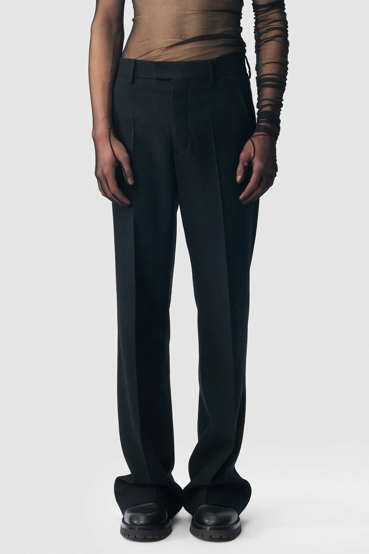 Gaspar Flared Leg Comfort Trousers sold by Ann Demeulemeester