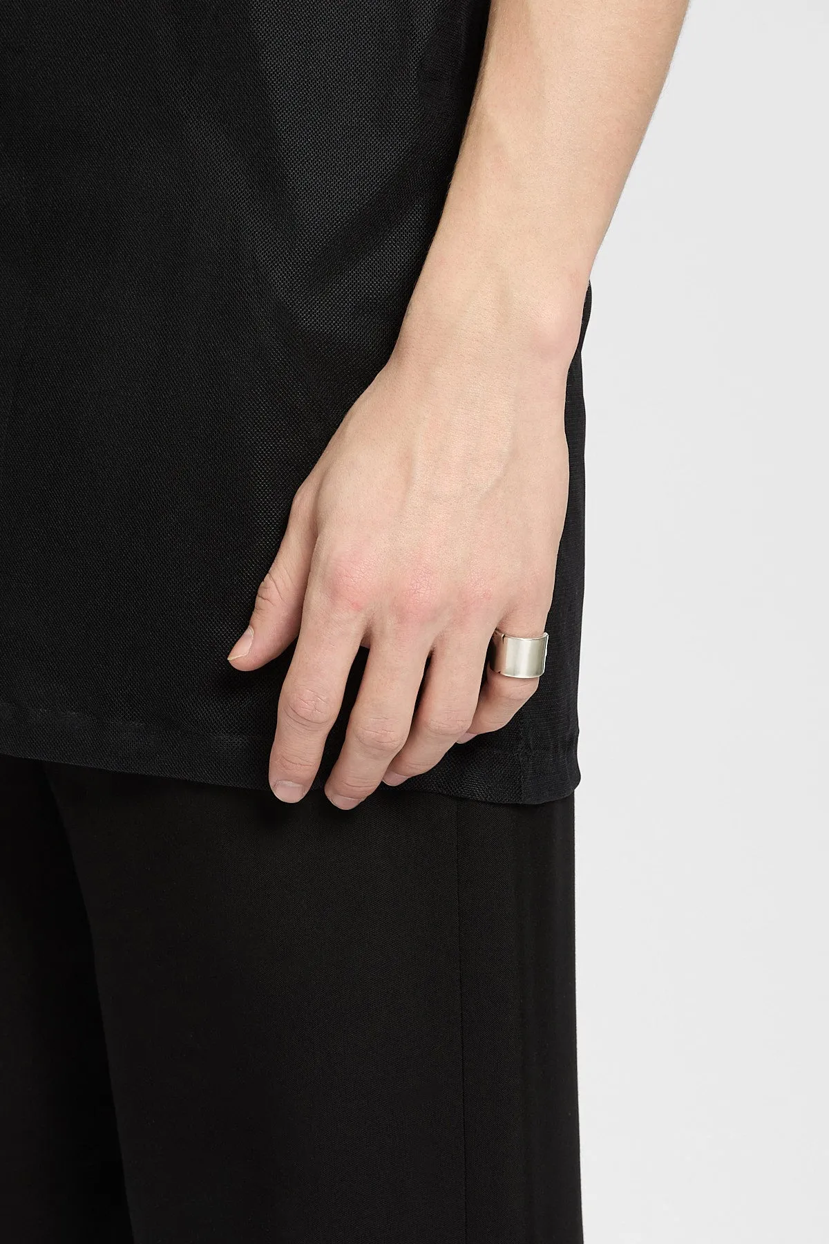 Ire Quote Chain Ring sold by Ann Demeulemeester product image thumbnail 4