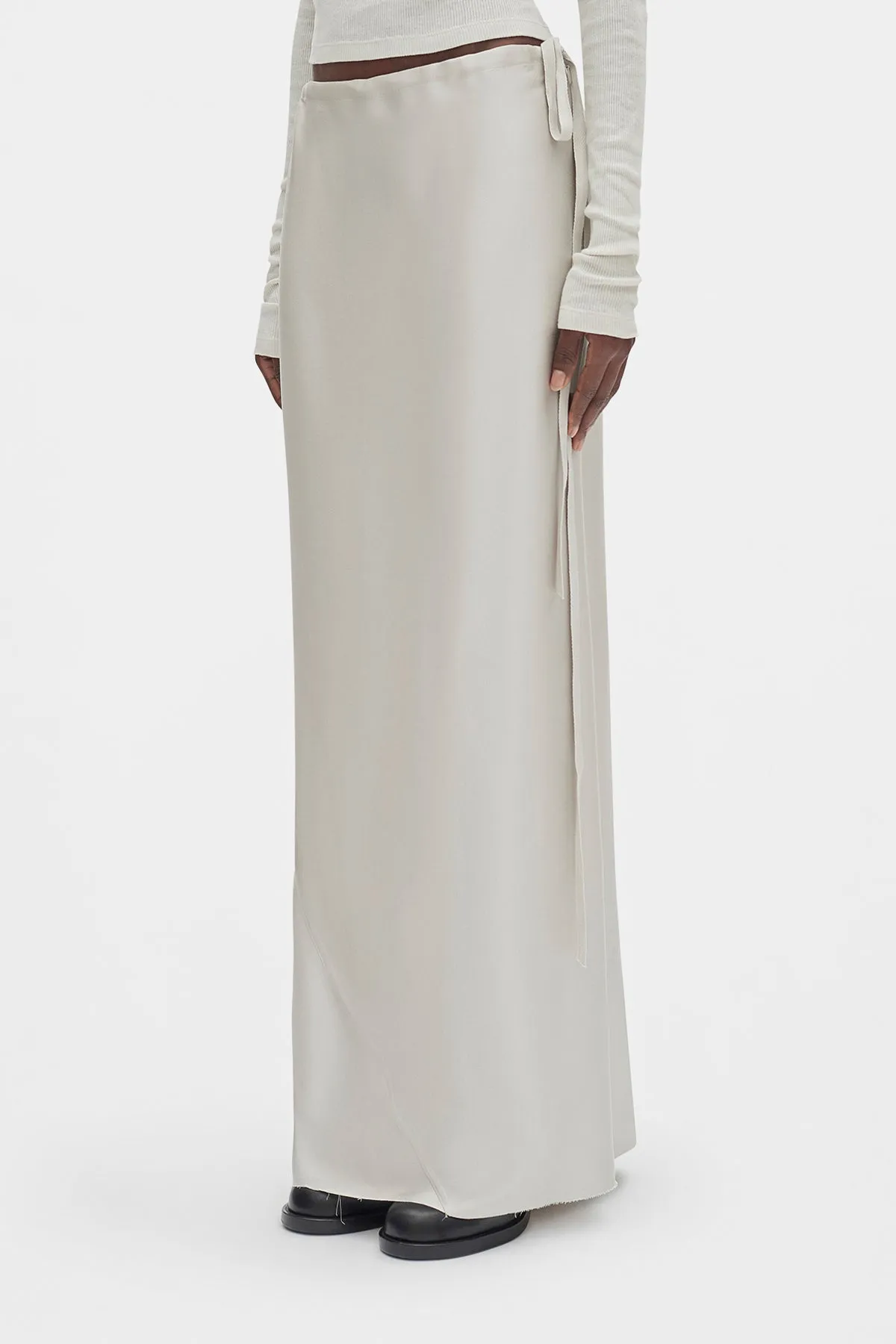 Eveline Long Bias Skirt sold by Ann Demeulemeester product image thumbnail 2