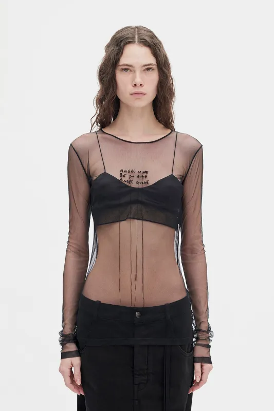 Fiene ''Angel Divine'' Long Sleeve T-Shirt sold by Ann Demeulemeester