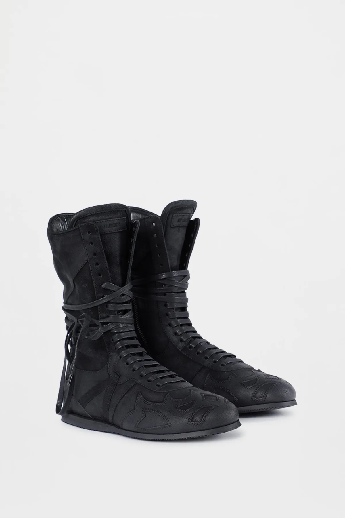 Palne High-Top Boxing Sneakers sold by Ann Demeulemeester