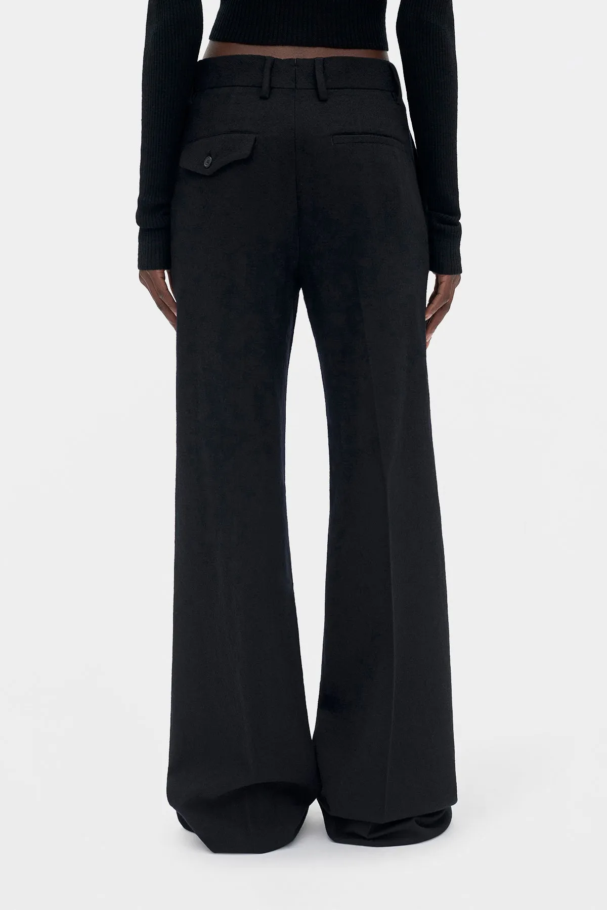 Maaike Flared Leg Comfort Trousers sold by Ann Demeulemeester product image thumbnail 3