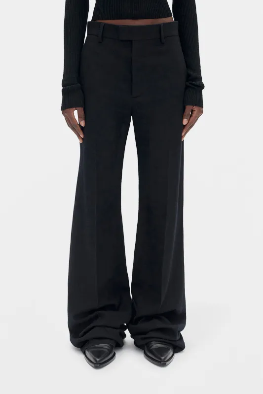 Maaike Flared Leg Comfort Trousers sold by Ann Demeulemeester