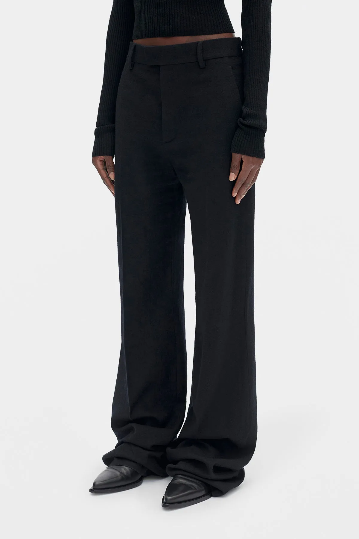 Maaike Flared Leg Comfort Trousers sold by Ann Demeulemeester product image thumbnail 2