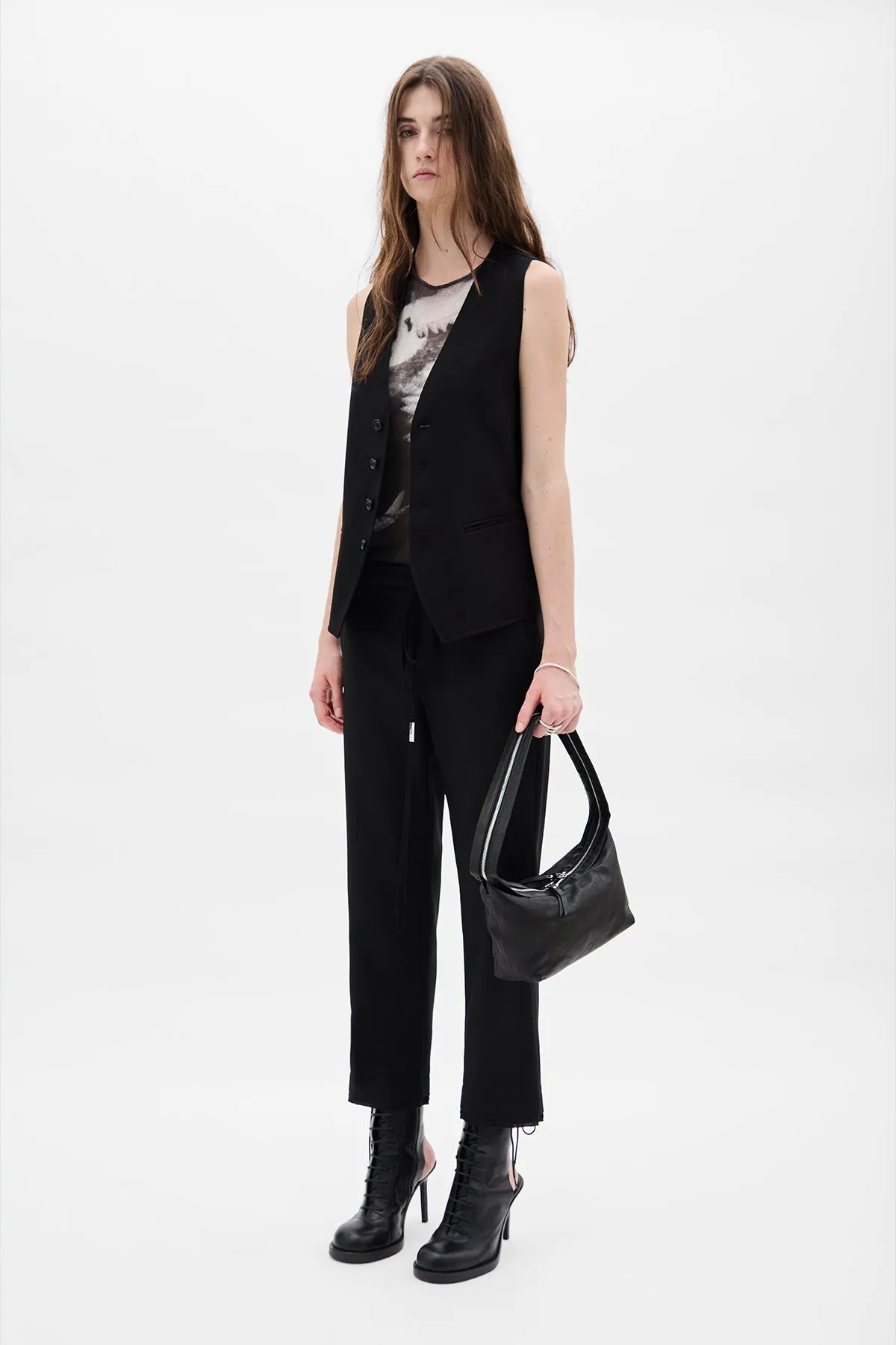 Charlotte Classic Waistcoat sold by Ann Demeulemeester product image thumbnail 4