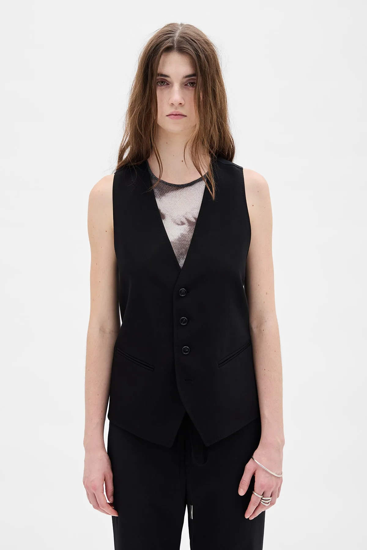Charlotte Classic Waistcoat sold by Ann Demeulemeester