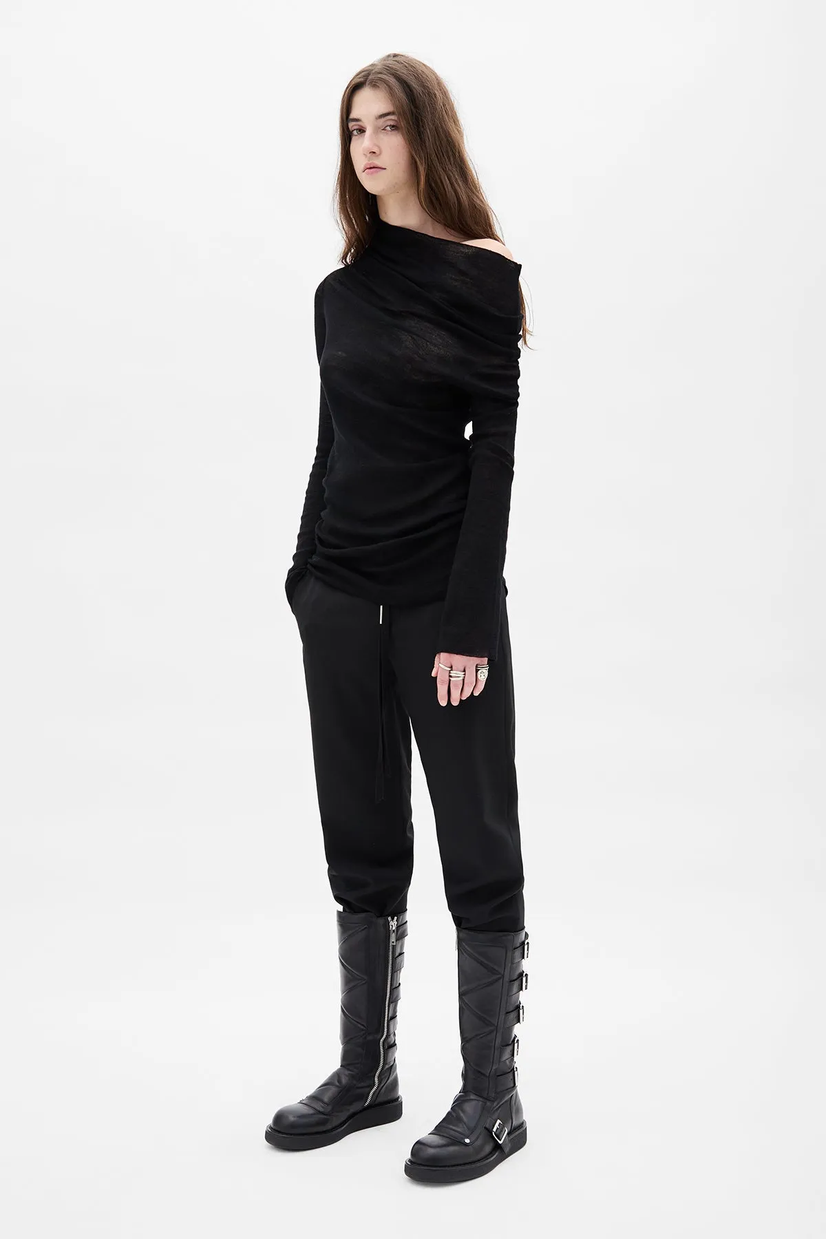 TIzziana Knitted Long Sleeve Top sold by Ann Demeulemeester product image thumbnail 4