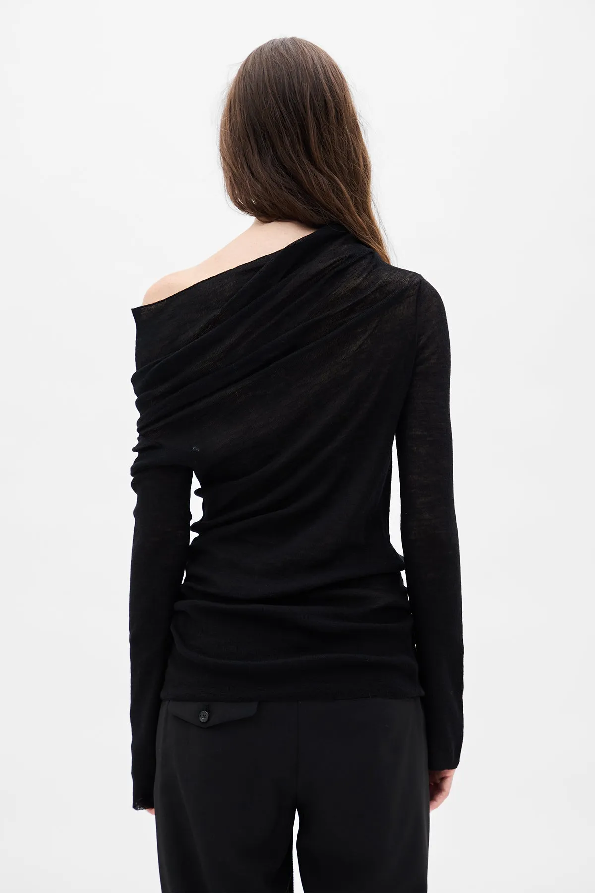 TIzziana Knitted Long Sleeve Top sold by Ann Demeulemeester product image thumbnail 3