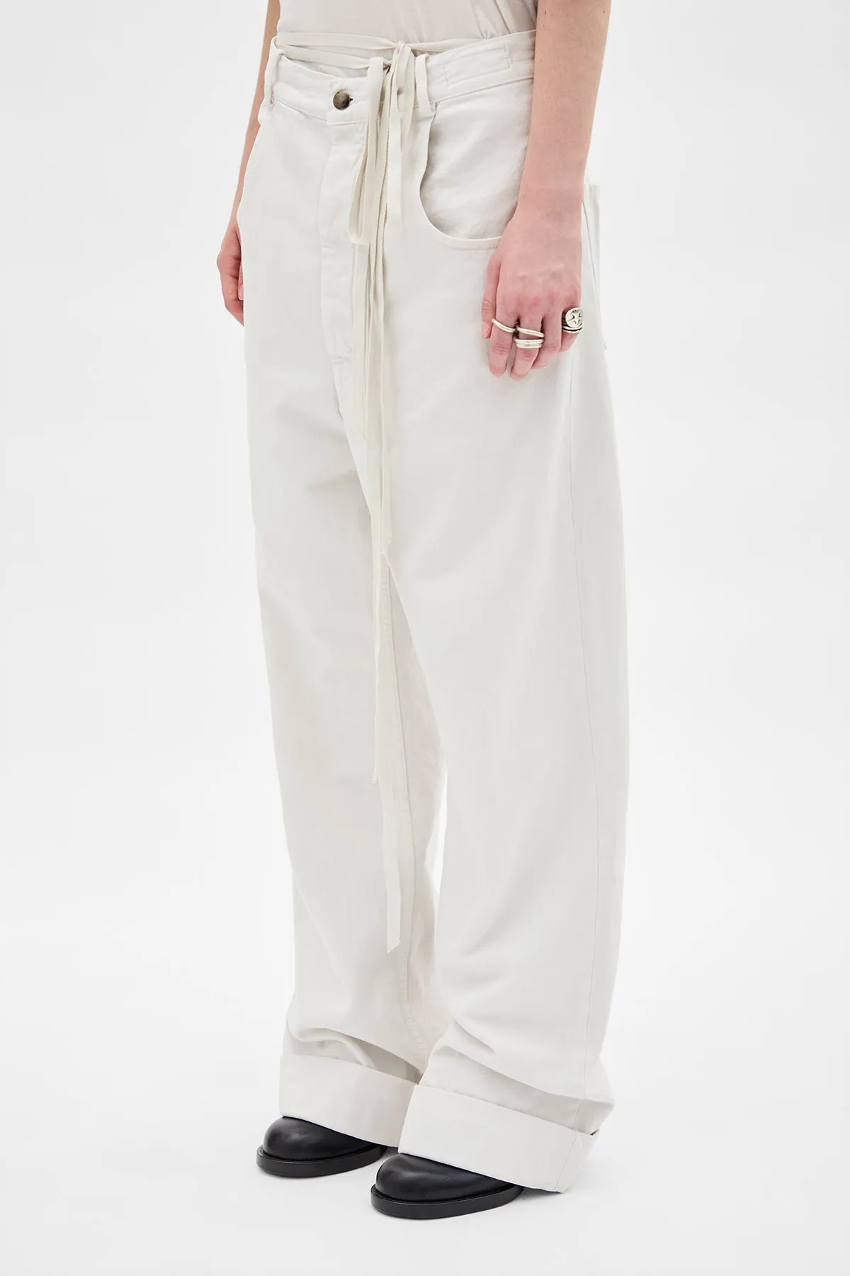 Kristel 5 Pocket High Comfort Trousers sold by Ann Demeulemeester product image thumbnail 2