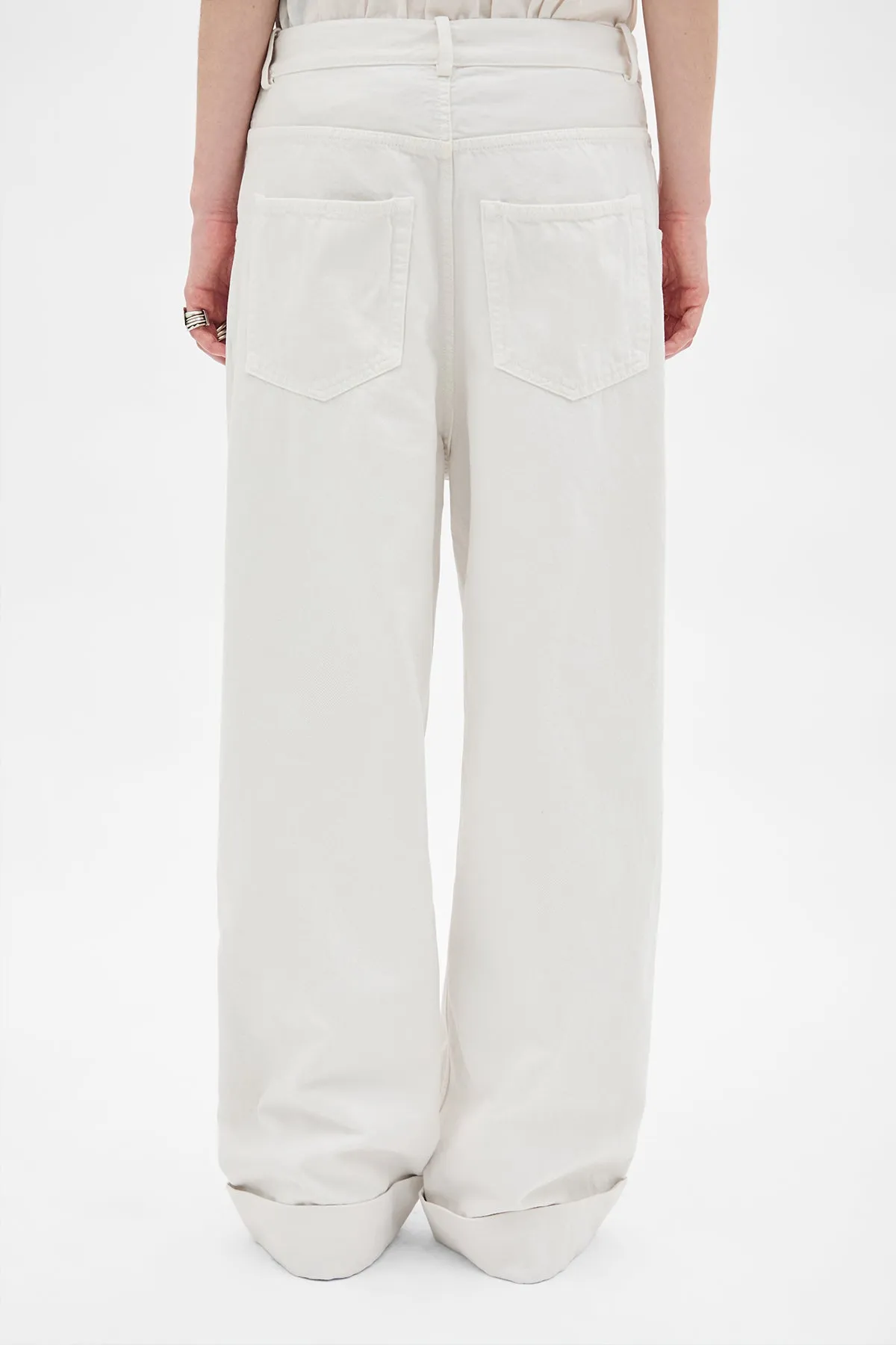 Kristel 5 Pocket High Comfort Trousers sold by Ann Demeulemeester product image thumbnail 3