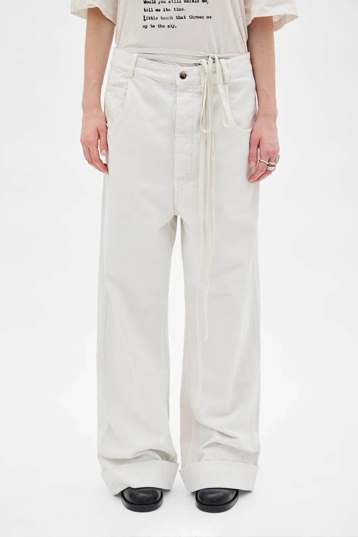Kristel 5 Pocket High Comfort Trousers sold by Ann Demeulemeester
