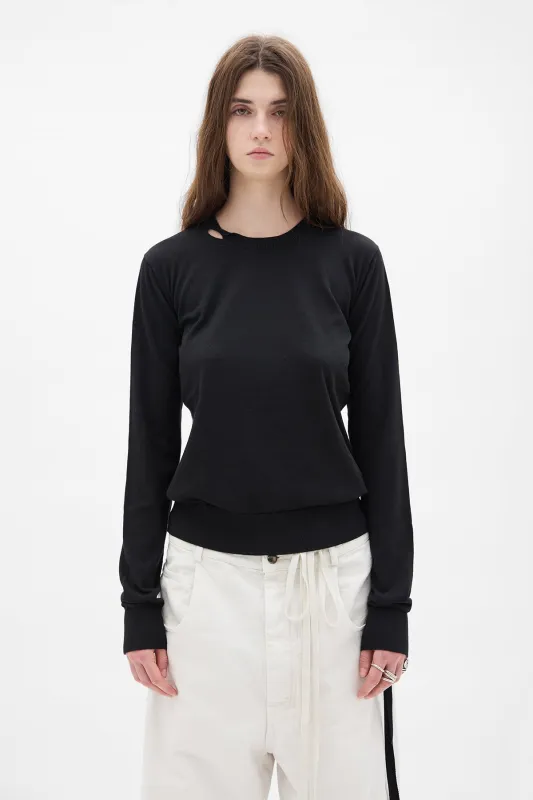 Nemi Crew Neck Sweater made by Ann Demeulemeester