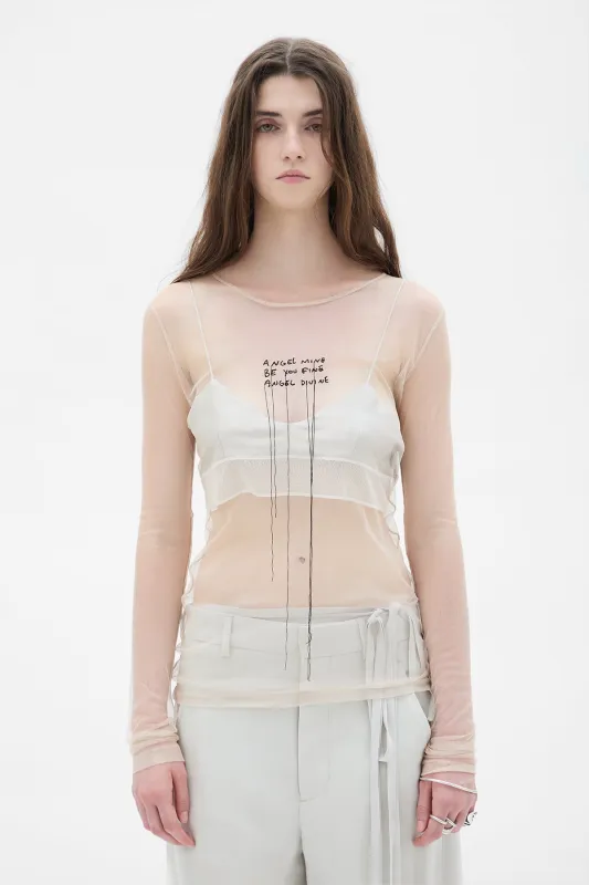 Fiene ''Angel Divine'' Long Sleeve T-Shirt made by Ann Demeulemeester