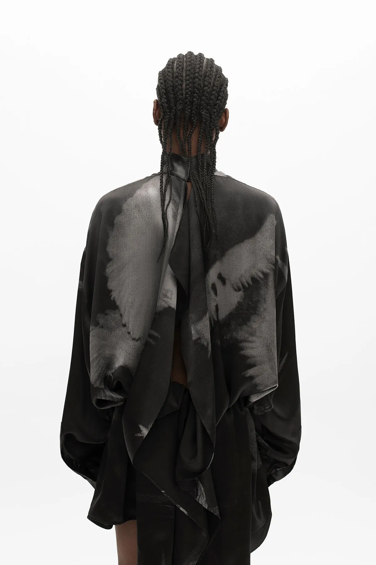 Yveta Long Sleeve Mini Dress sold by Ann Demeulemeester product image thumbnail 5