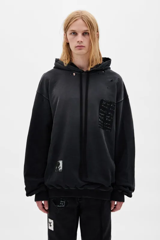 Ollie High-Comfort Hoodie With Printed Patches sold by Ann Demeulemeester
