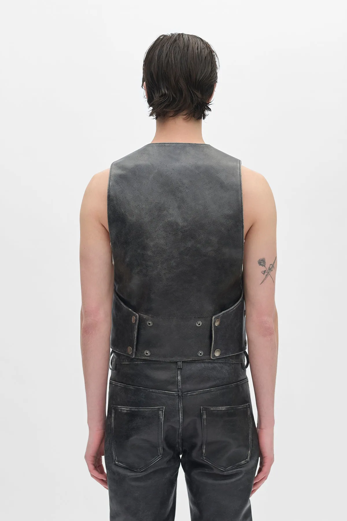 Albien Classic Waistcoat sold by Ann Demeulemeester product image thumbnail 3