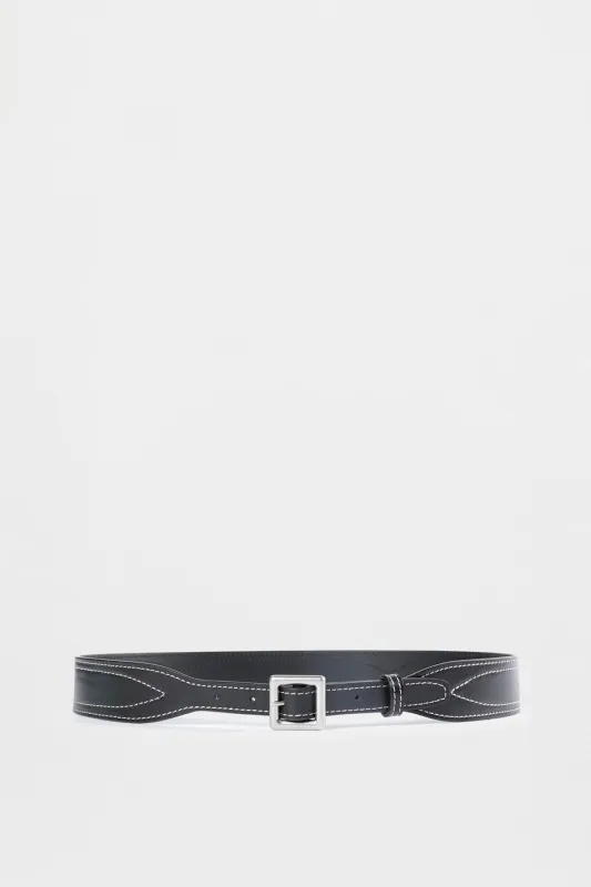 Geka Cowboy Stiched Belt made by Ann Demeulemeester