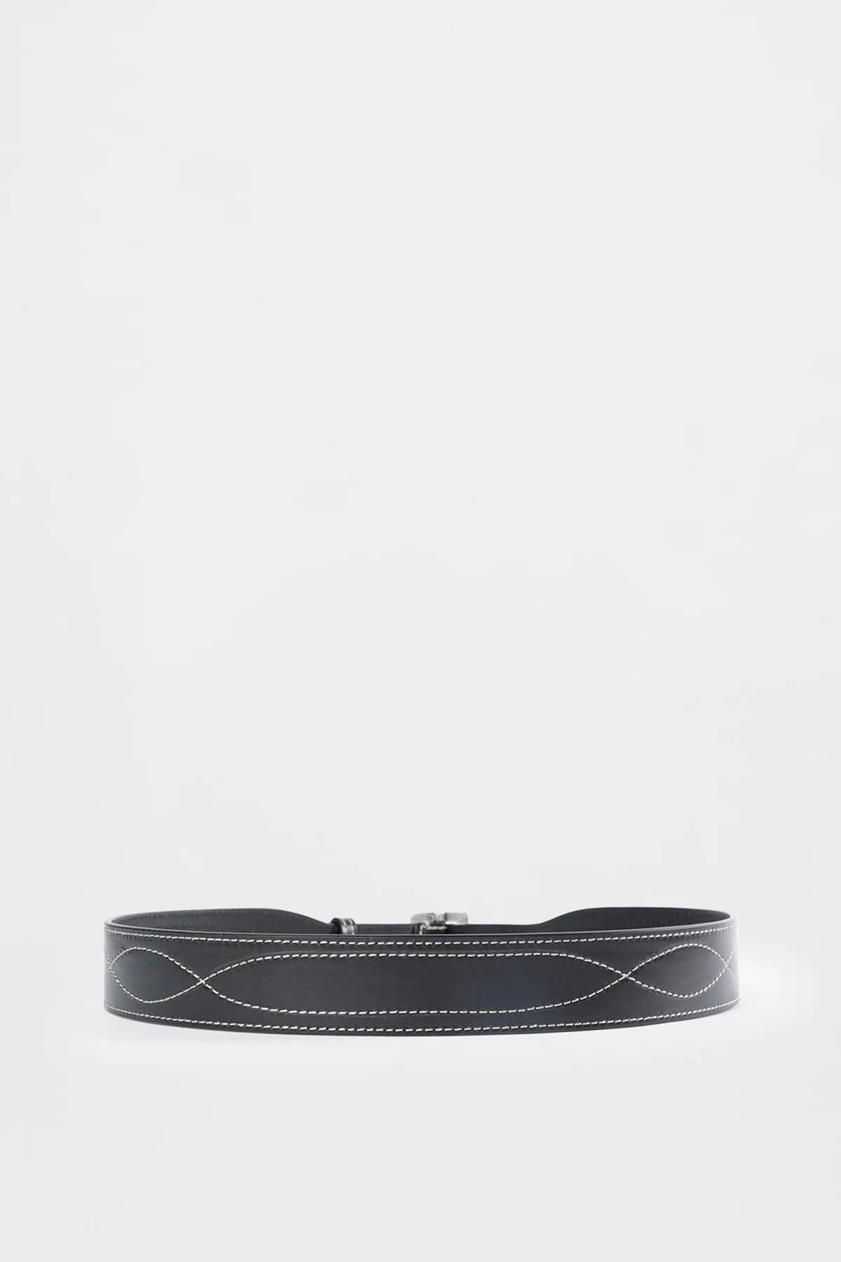 Geka Cowboy Stiched Belt sold by Ann Demeulemeester product image thumbnail 2