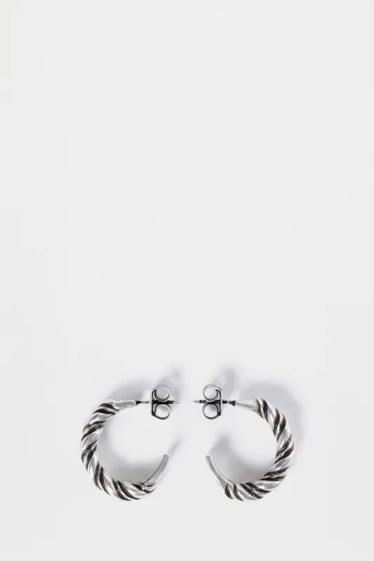 Babs Twisted Earrings made by Ann Demeulemeester